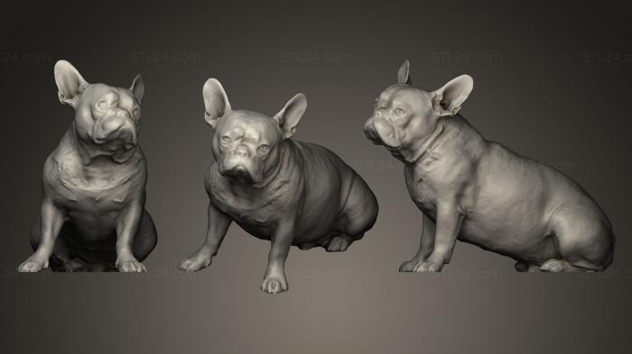 Animal figurines (DOG B26, STKJ_0240) 3D models for cnc